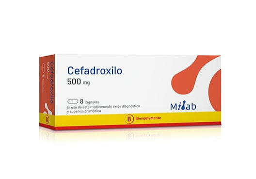 Cefadroxilo 500 mg x 8 cáps - MINTLAB