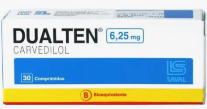 Dualten 6,25mg x 30 comp - SAVAL