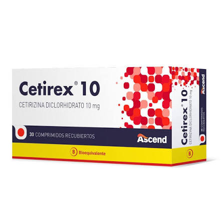 [Cetirizina] Cetirex 10 mg x 30 comp
