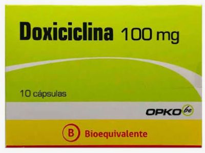 Doxiciclina 100mg x 10 cap - OPKO