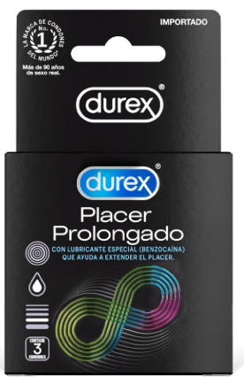 Durex Placer Prolongado x 3 uni