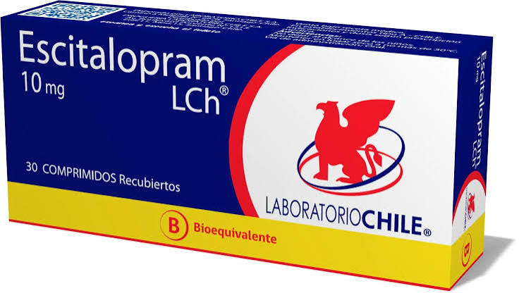 Escitalopram 10 mg x 20 comp - Lab Chile