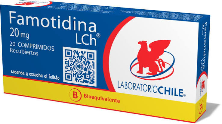[Famotidina] Famotidina 20 mg x 20 comp - Lab Chile