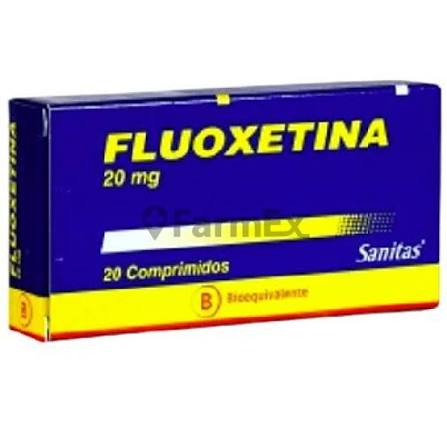 Fluoxetina 20 mg x 20 comp - Lab Sanitas