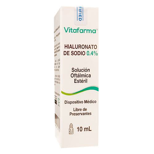[Hialuronato de sodio] Hialuronato de sodio 0,4% sol. Oftal. x 10 mL
