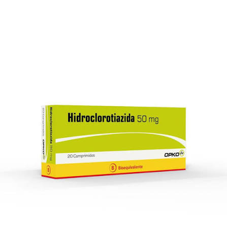 [Hidroclorotiazida] Hidroclorotiazida 50 mg x 20 comp - OPKO