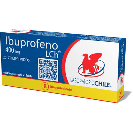 Ibuprofeno 400 mg x 20 comp - Lab Chile