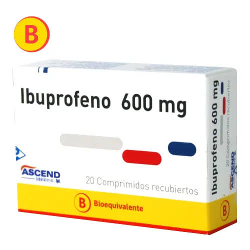 Ibuprofeno 600 mg x 20 comp - ASCEND