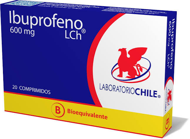 Ibuprofeno 600 mg x 20 comp - Lab Chile