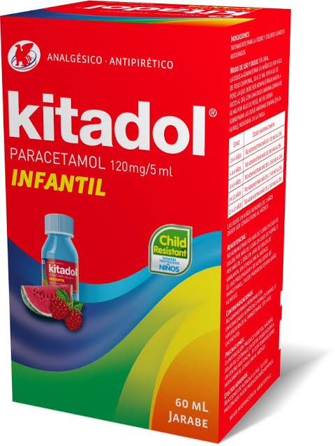 Kitadol 120ml/5 mL Jarabe x 60 mL