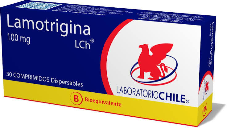 Lamotrigina 100 mg x 30 comp - Lab Chile