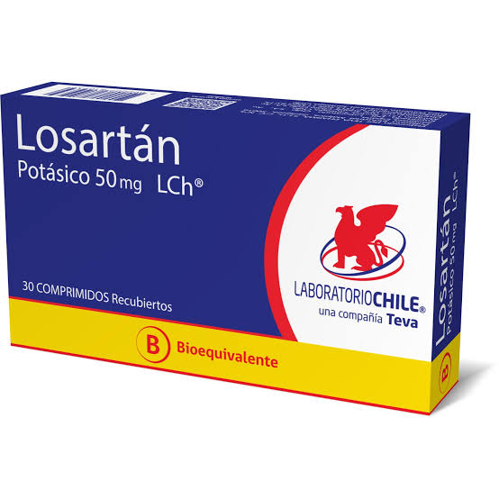 Losartan 50 mg x 30 comp - Lab Chile