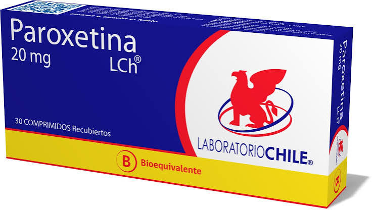 Paroxetina 20 mg x 30 comp - Lab Chile