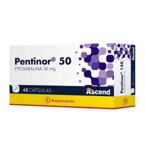 [Pregabalina] Pentinor 50 x 40 cáps