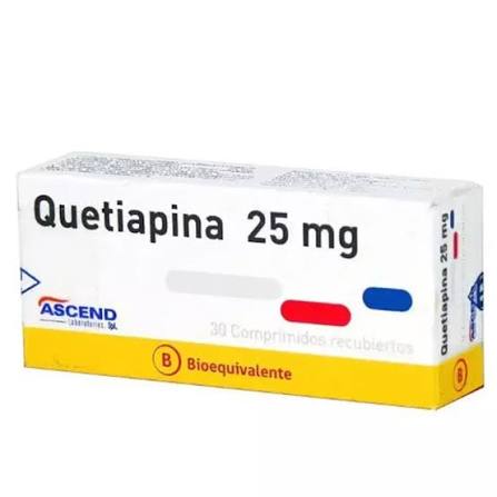 Quetiapina 25 mg x 30 comp - ASCEND