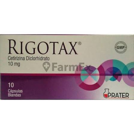 [Cetirizina] Rigotax 10 mg x 30 comp