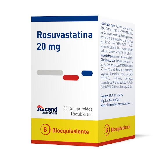 Rosuvastatina 20 mg x 30 comp - ASCEND