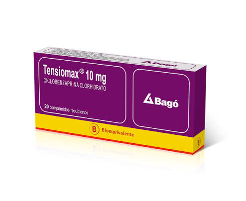 [Ciclobenzaprina] Tensiomax 5 mg x 20 comp