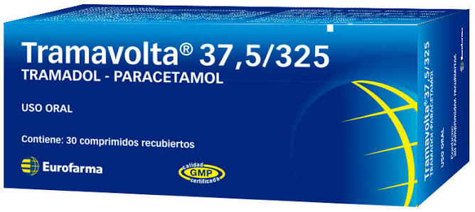 TRAMAVOLTA COM 37,5/325 MG X 30 comp