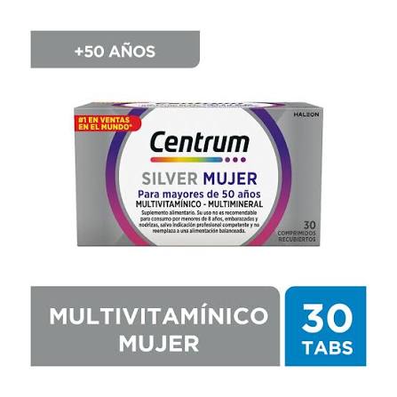 [Vitamina] CENTRUM SILVER MUJER COM X 30