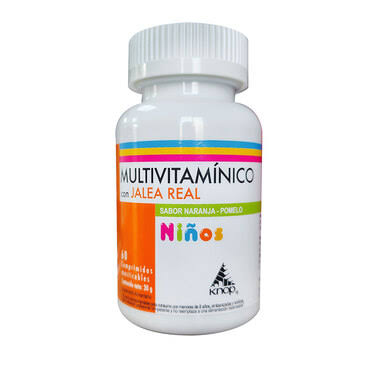 [vitamina] MULTIVITAMINICOS COM MAST JALEA REAL NIÑOS X 60 UNS KNOP