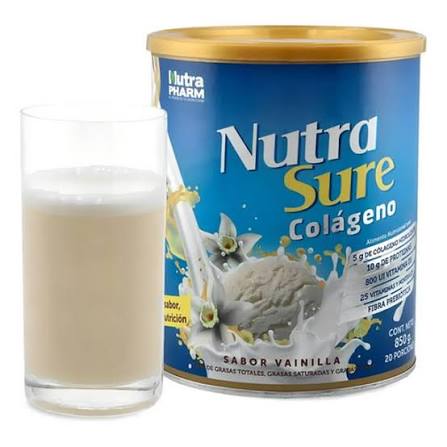 NUTRASURE COLAGENO SABOR VAINILLA X 850 GR NUTRAPHARM