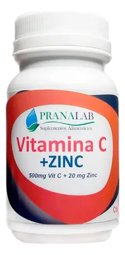 VITAMINA C + ZINC CAP X 60 PRANALAB