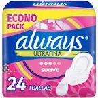 Always toalla U/fina suave Diurna x24 uni