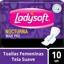 Ladysoft nocturna maxi pro x 10 uni