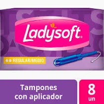 Ladysoft tamp regular/medio x 8
