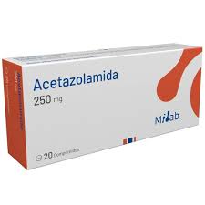 ACETAZOLAMIDA COM 250 MG X 20 MINT