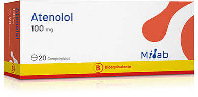 [atenolol] ATENOLOL COM 100 MG X 20 MINT (BE)