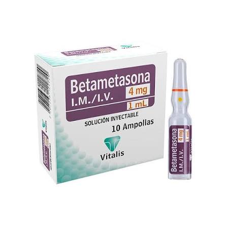 [betametasona] BETAMETASONA AMP 4 MG/ML X 5 VITALIS