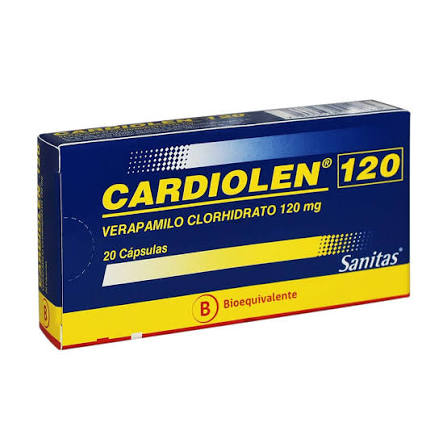 [Verapamilo] CARDIOLEN CAP 120 MG X 20