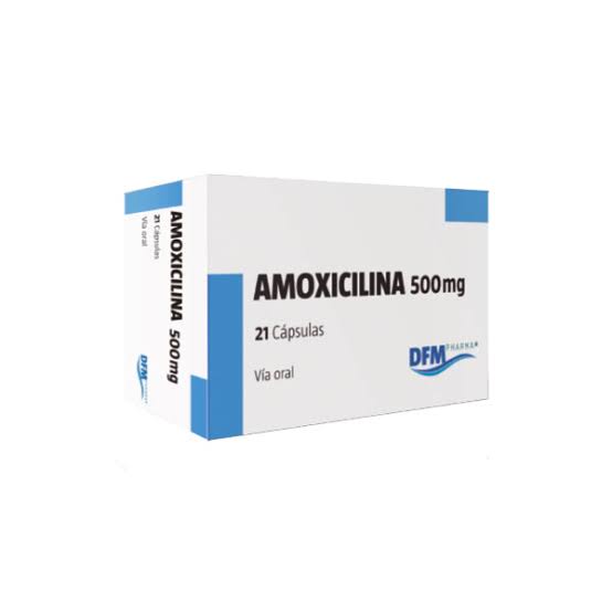 Amoxicilina 500 mg x 21 cáps - Lab DFM