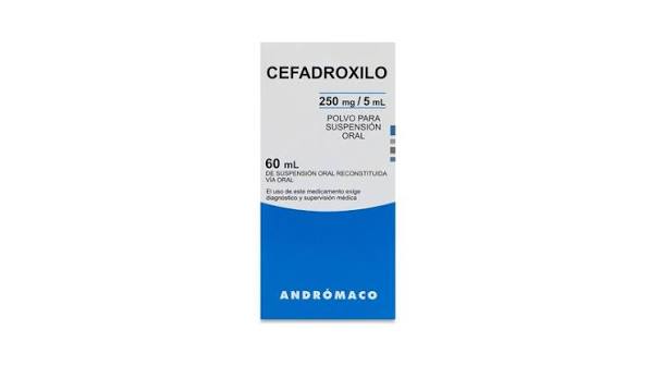 Cefadroxilo jarabe 250 mg/5 ml x 60 ml and