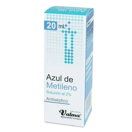 Azul de metileno solución 2%