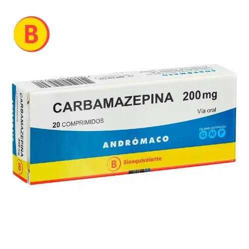 Carbamazepina 200 mg x 20 com - Andrómaco