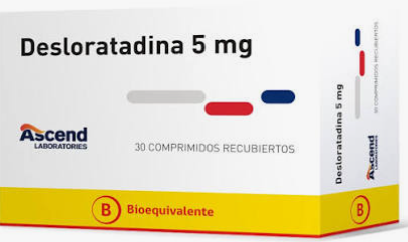Desloratadina 5mg x 30 comp - Ascend